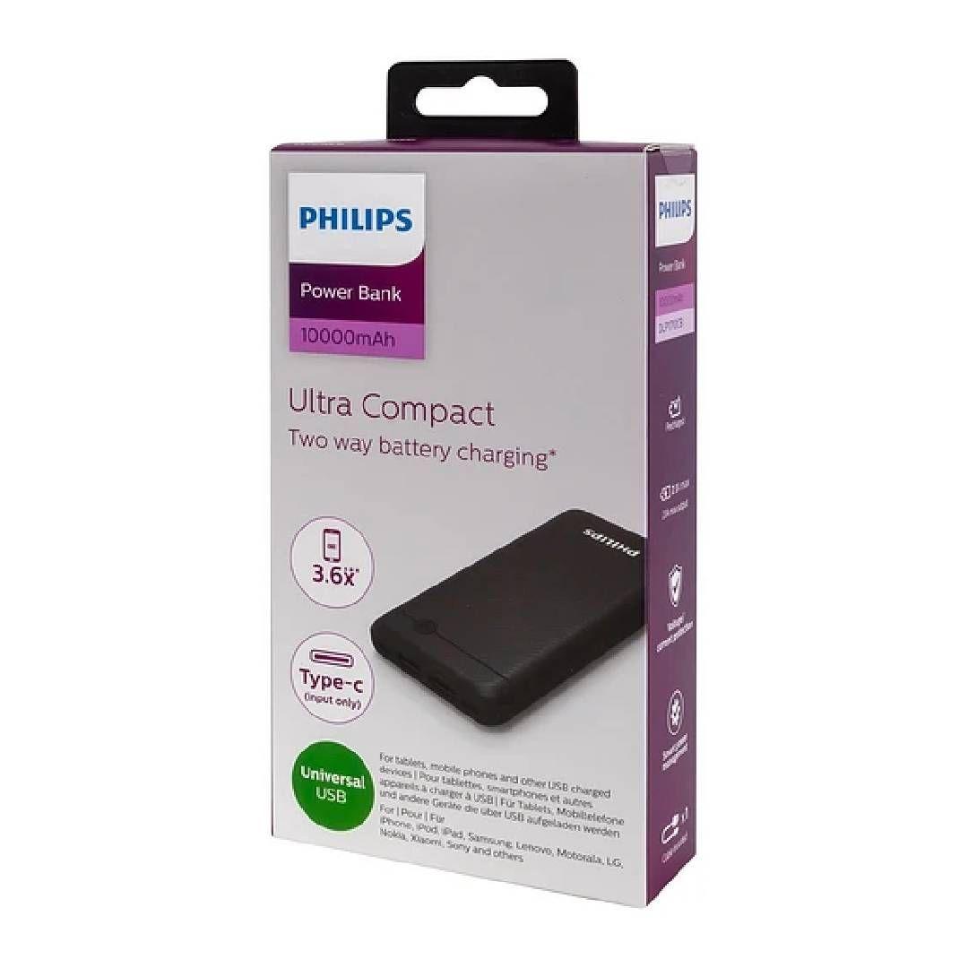 Power Bank Philips 10.000 mAh, DLP1710CB Negro-3