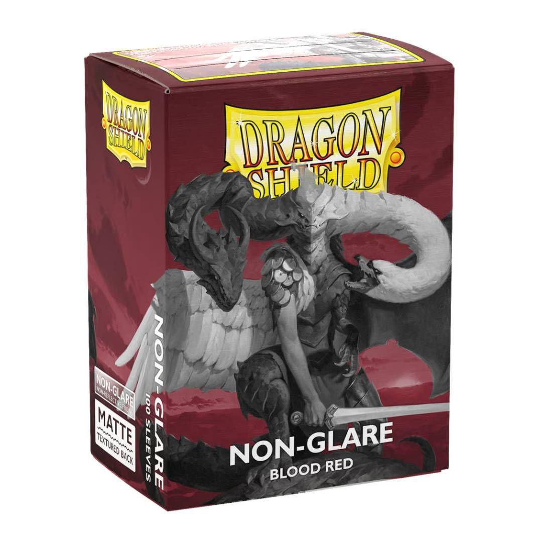 Protector Dragon Shield Standard- Matte Non-Glare Blood Red-1