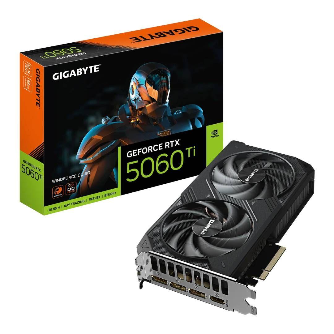 Tarjeta de Video Gigabyte RTX 5060 Ti WINDFORCE OC 8 GB-0