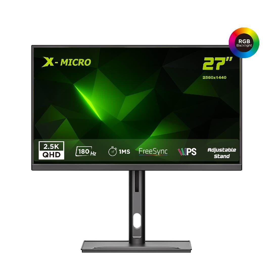 (PREVENTA) Monitor Gamer 27 X-Micro X27F-K01AQ QHD 180hz 1ms-1