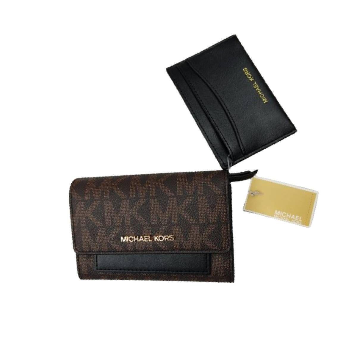 BILLETERAS CAFÉ CON LOGO CON MINI CON TARJETERO MK-2