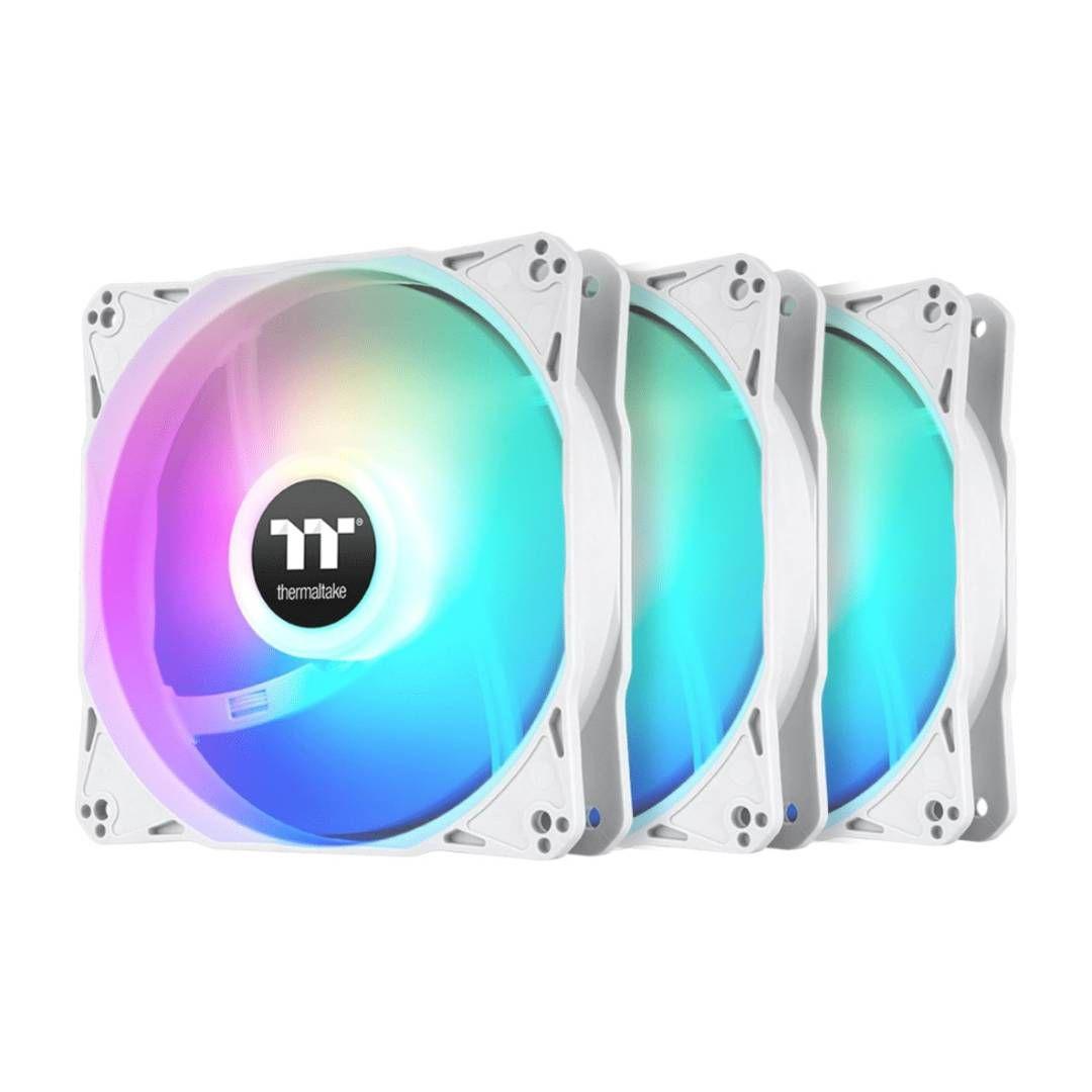 Ventiladores Thermaltake LE120 ARGB Sync PWM Blanco-0