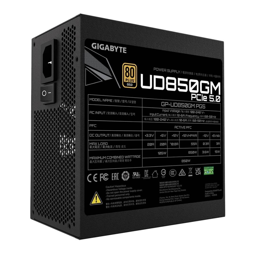 Fuente de Poder Gigabyte GP-UD850GM PG5 – 850W, 80 PLUS Gold-2