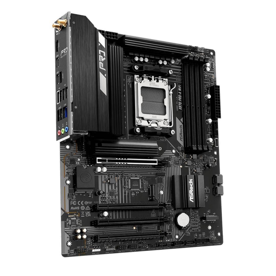 Placa Madre ASRock X870 PRO-A WIFI, ATX, AM5-2