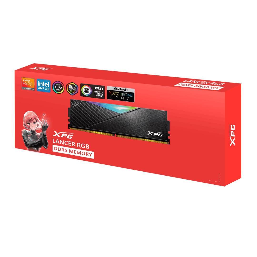 Memoria RAM XPG Lancer DDR5 6400MTs 16GB RGB Negro-2