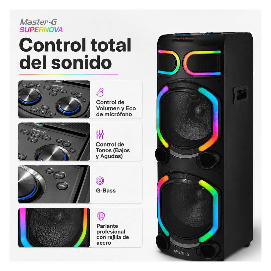 Parlante Karaoke Master G Laser MGSUPERNOVA-5