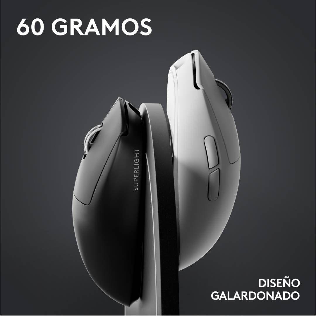 Mouse Gamer Logitech Pro X Superlight 2 Lightspeed Blanco-7