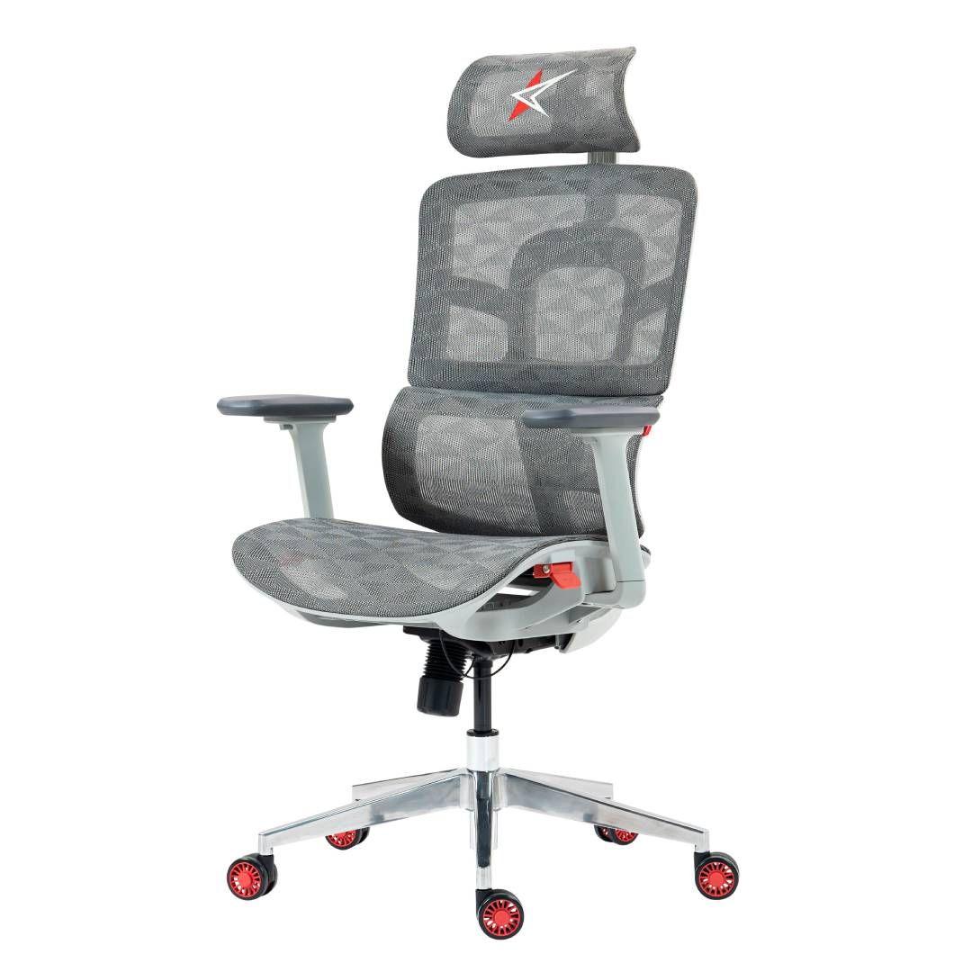 Silla Ergonómica DRAGSTER M3 TriMesh Gray-2