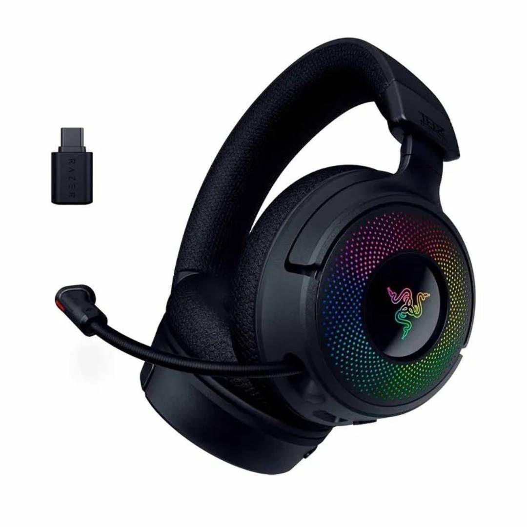 Audifonos Razer Kraken V4 THX TriForce Titanium Chroma RGB-0