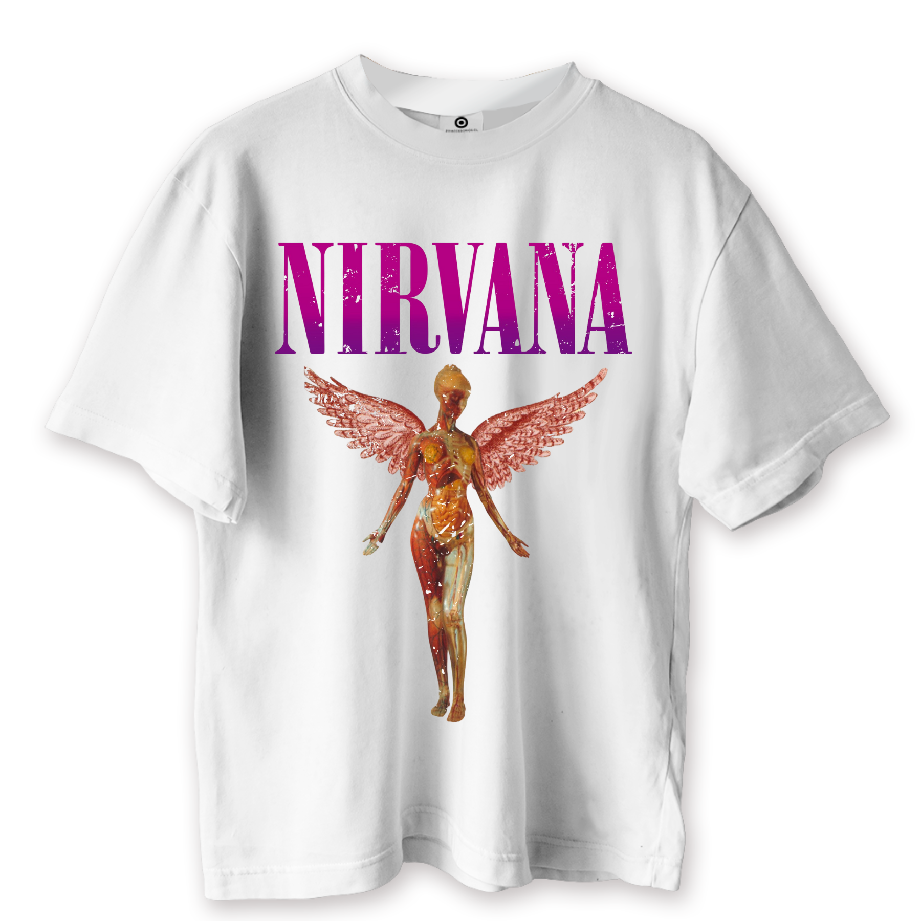 Poleras Estampada Nirvana in utero Unisex -1