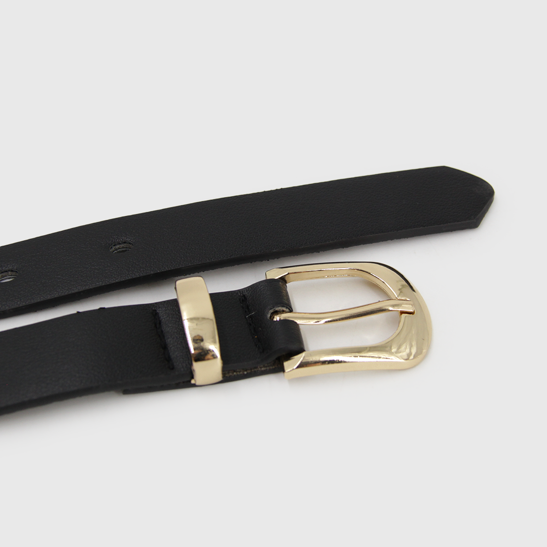 Cinturon de mujer minimalista basico Hebilla clasica -1