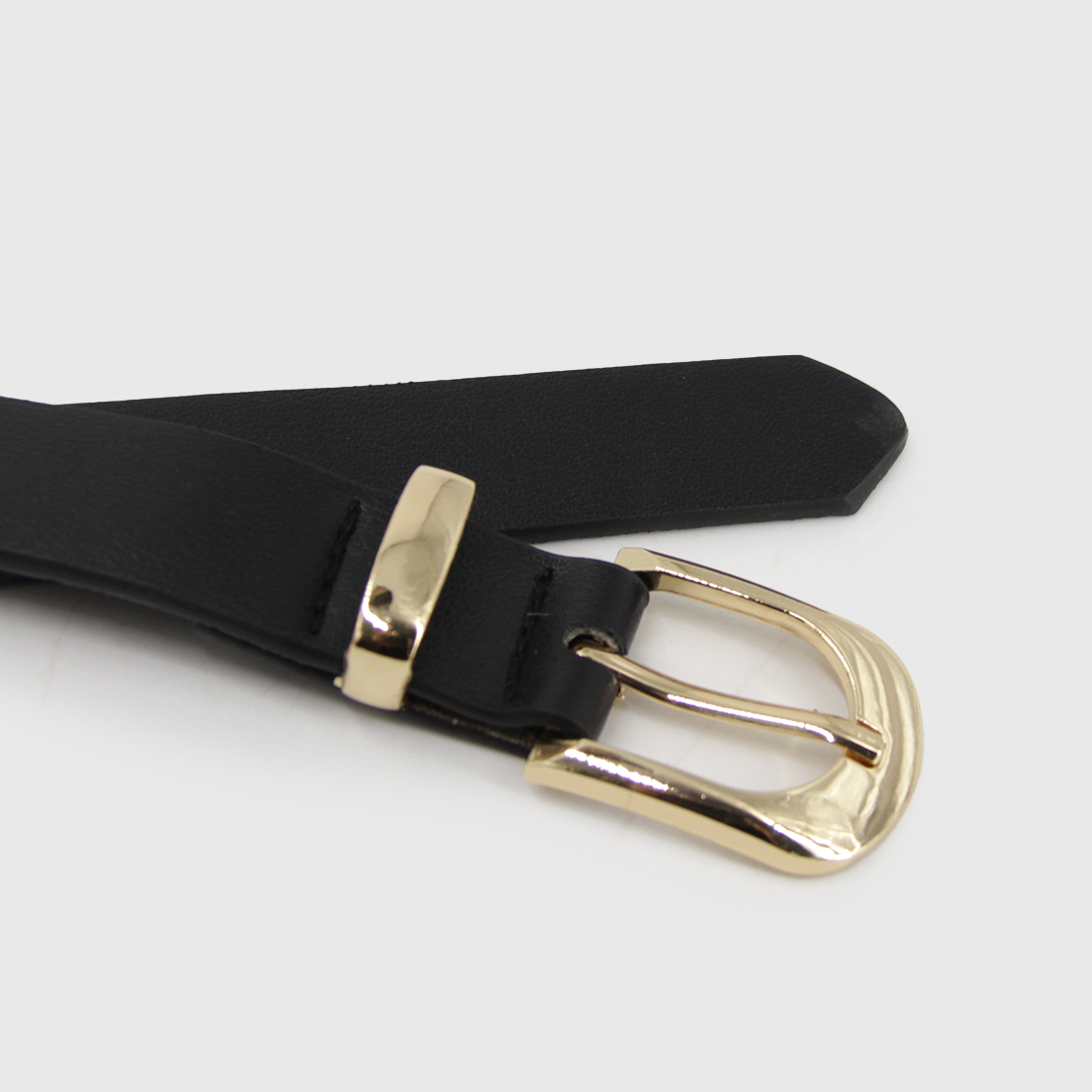 Cinturon de mujer minimalista basico Hebilla clasica -2