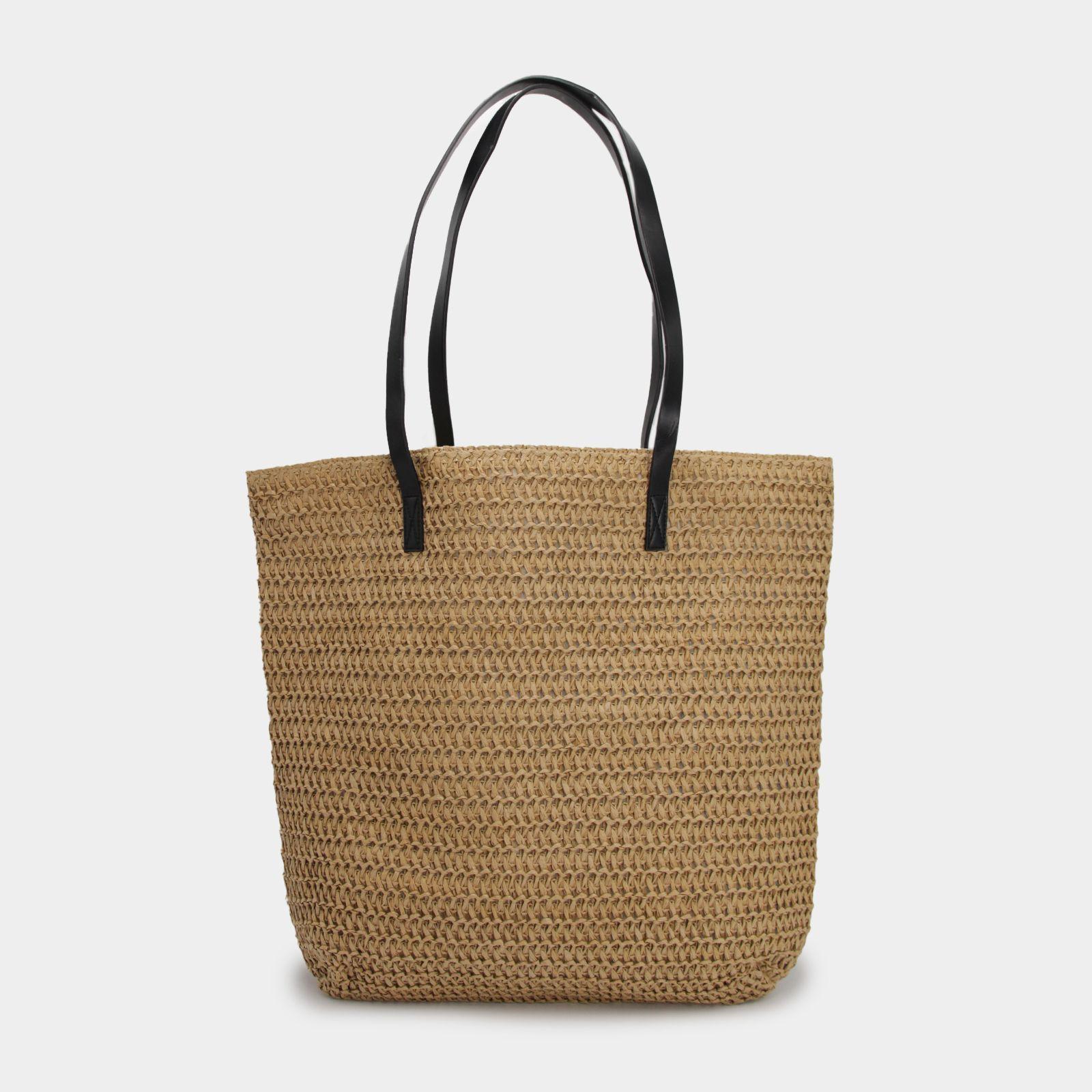 Cartera bolso Rafia tipo Playero moda mujer -0