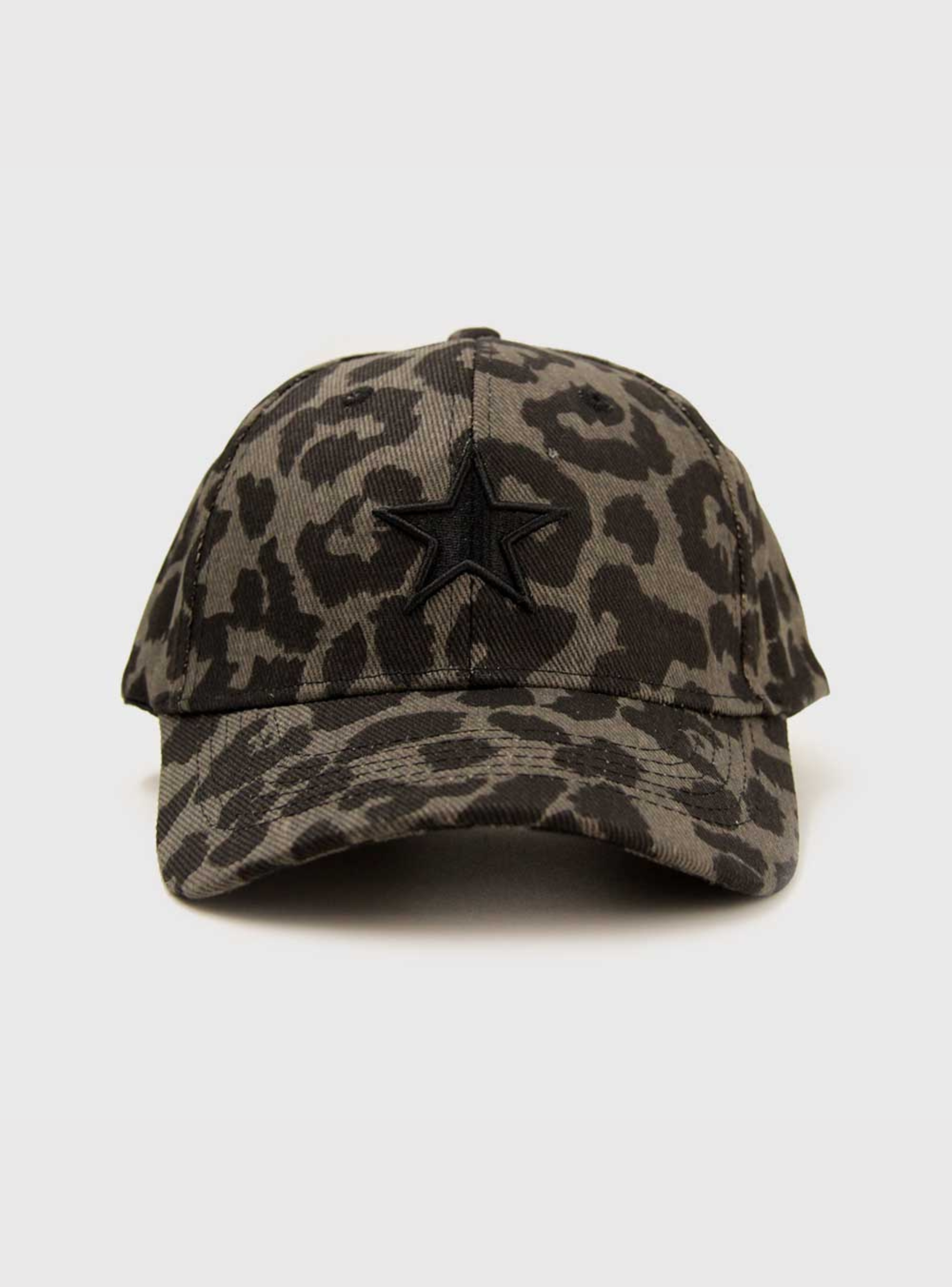 Jockey Gorra estampado Animal print con estrella Bordada -2