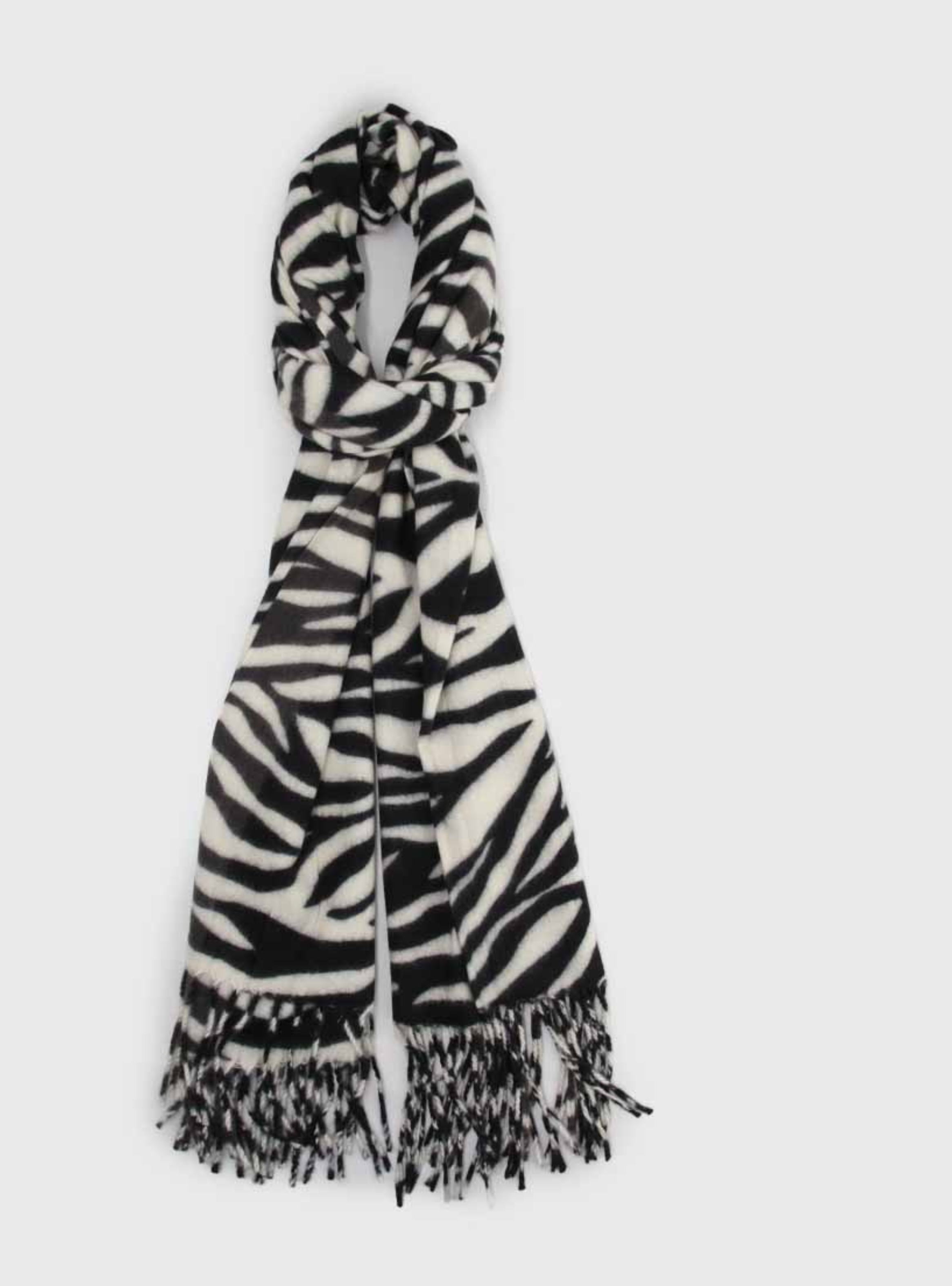 Bufanda Estampada Cebra Bicolor 240 grs-2