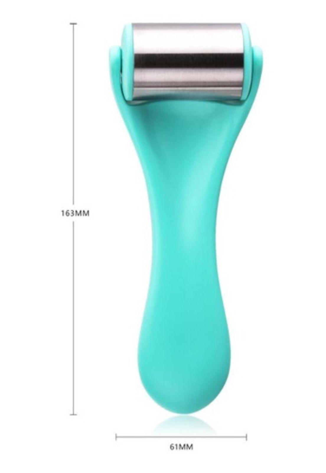 Rodillo turquesa masajeador facial frio para skin care-3