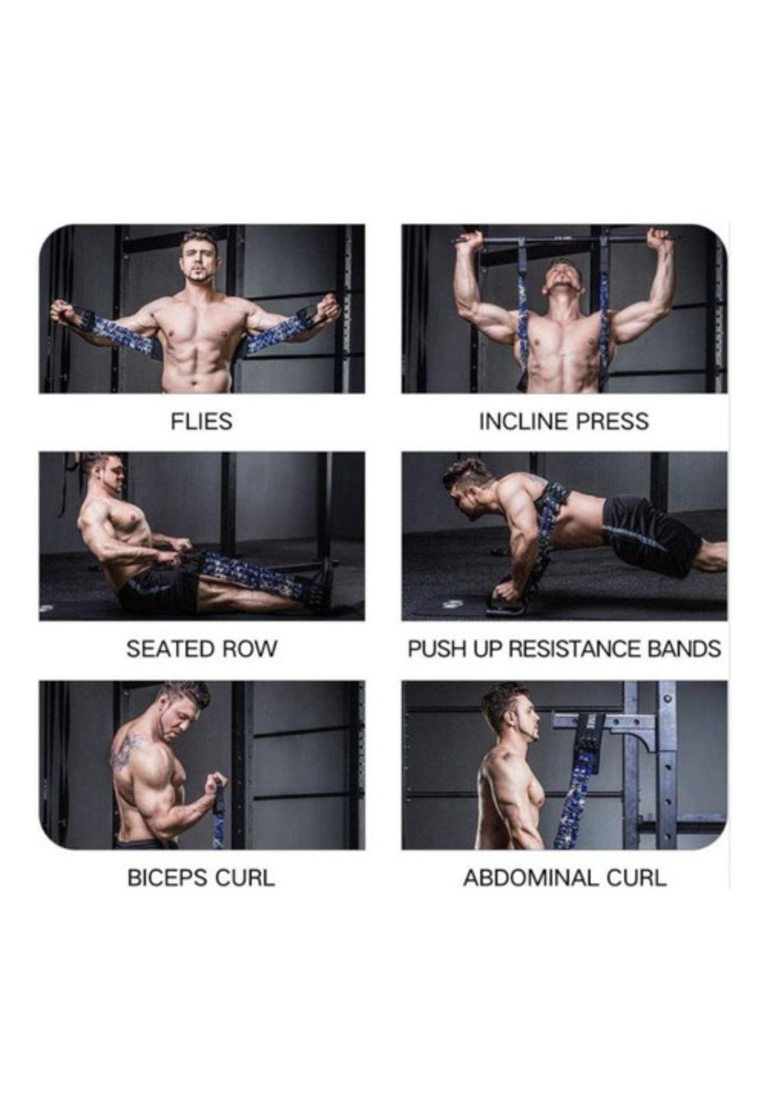 Banda fitness con barra portátil-4