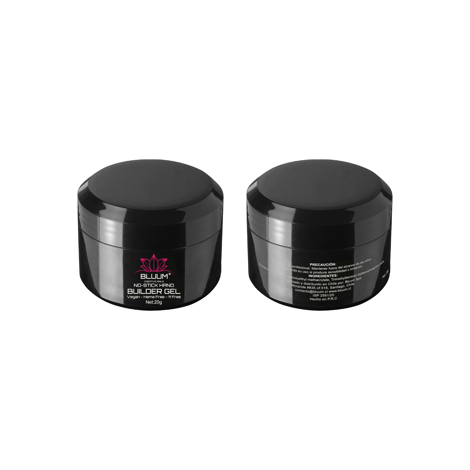 Builder Gel Solido No-Stick Hand Transparente 20 gr-3