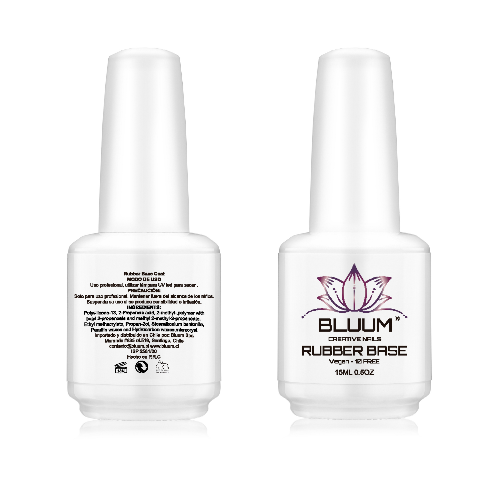 Base Rubber Profesional Beige 15 Ml-3
