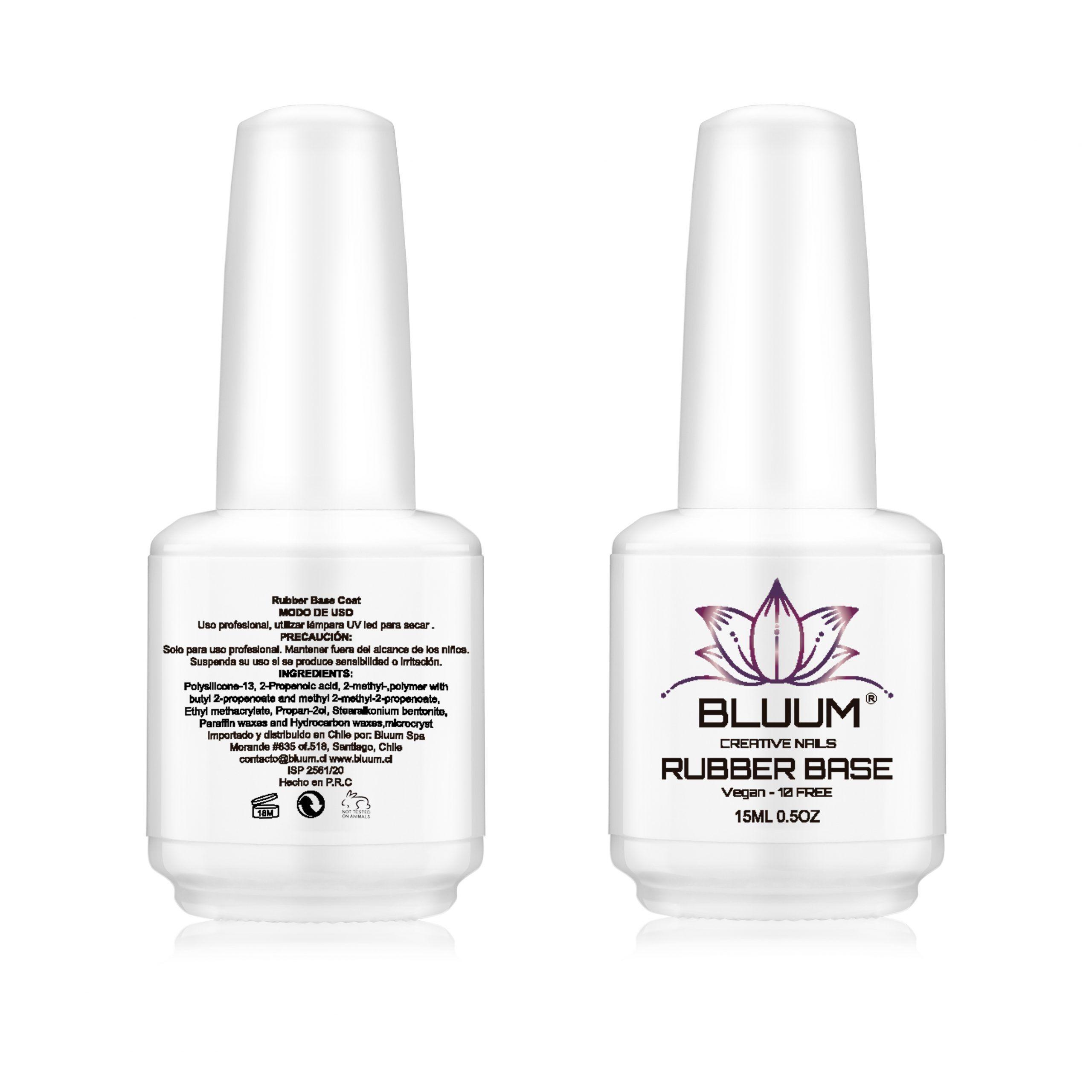 Base Rubber Profesional Rosado Glitter 15 Ml-3