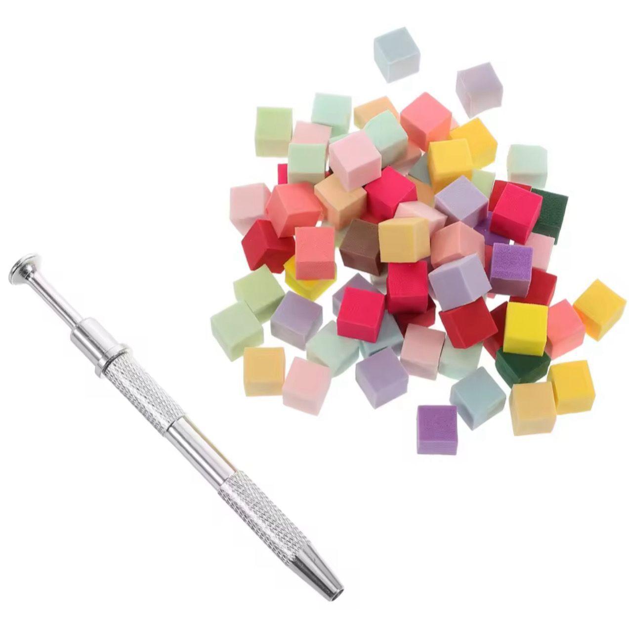 Set Mini Esponjas Degradé Manicure Más Pinza-2