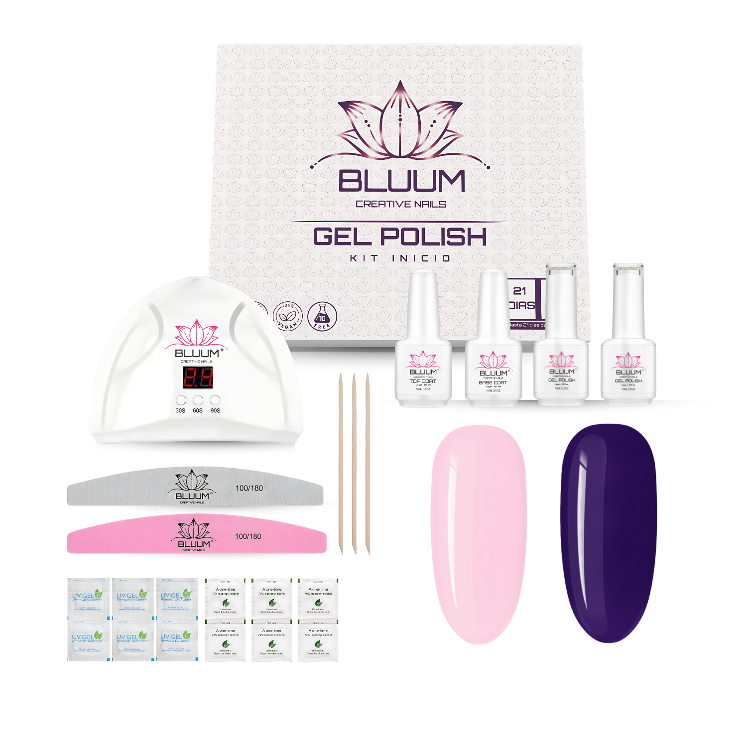 Kit De Esmaltado Permanente Profesional Bluum Creative Nails-0