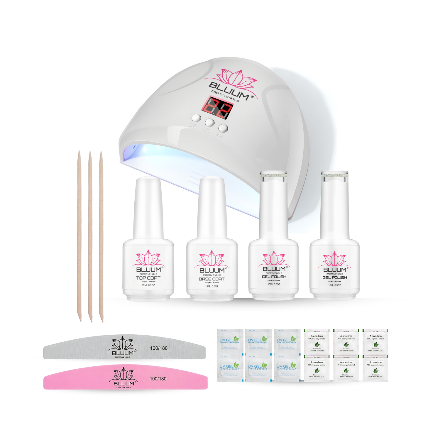 Kit De Esmaltado Permanente Profesional Bluum Creative Nails-1