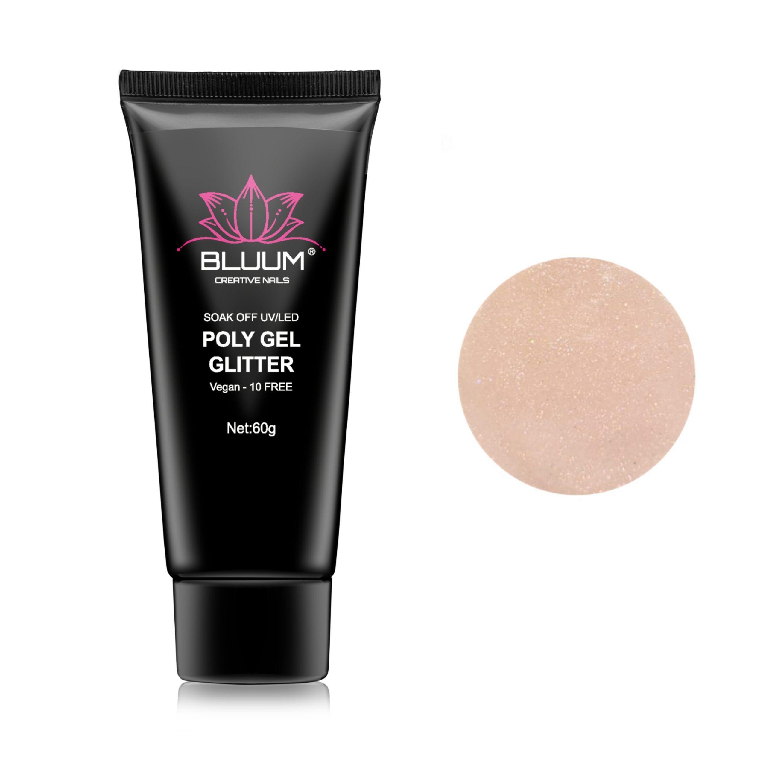 Polygel Glitter 05 60gr - Gel Para Uñas-0