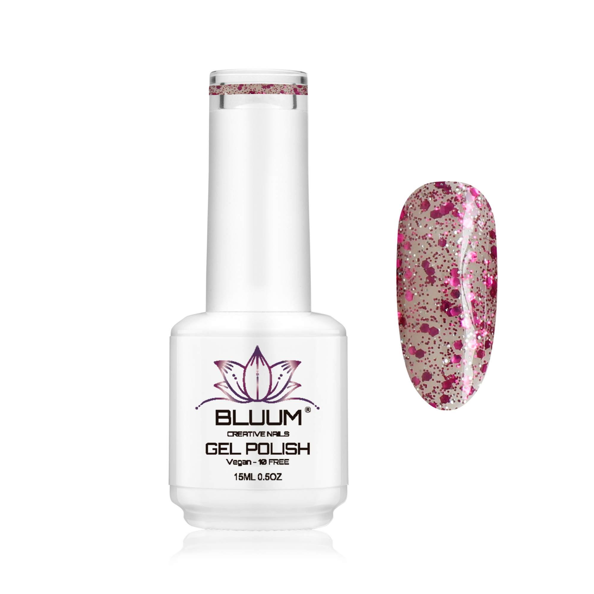 Esmalte Permanente Queen´s Glitter 21 15 ml-0