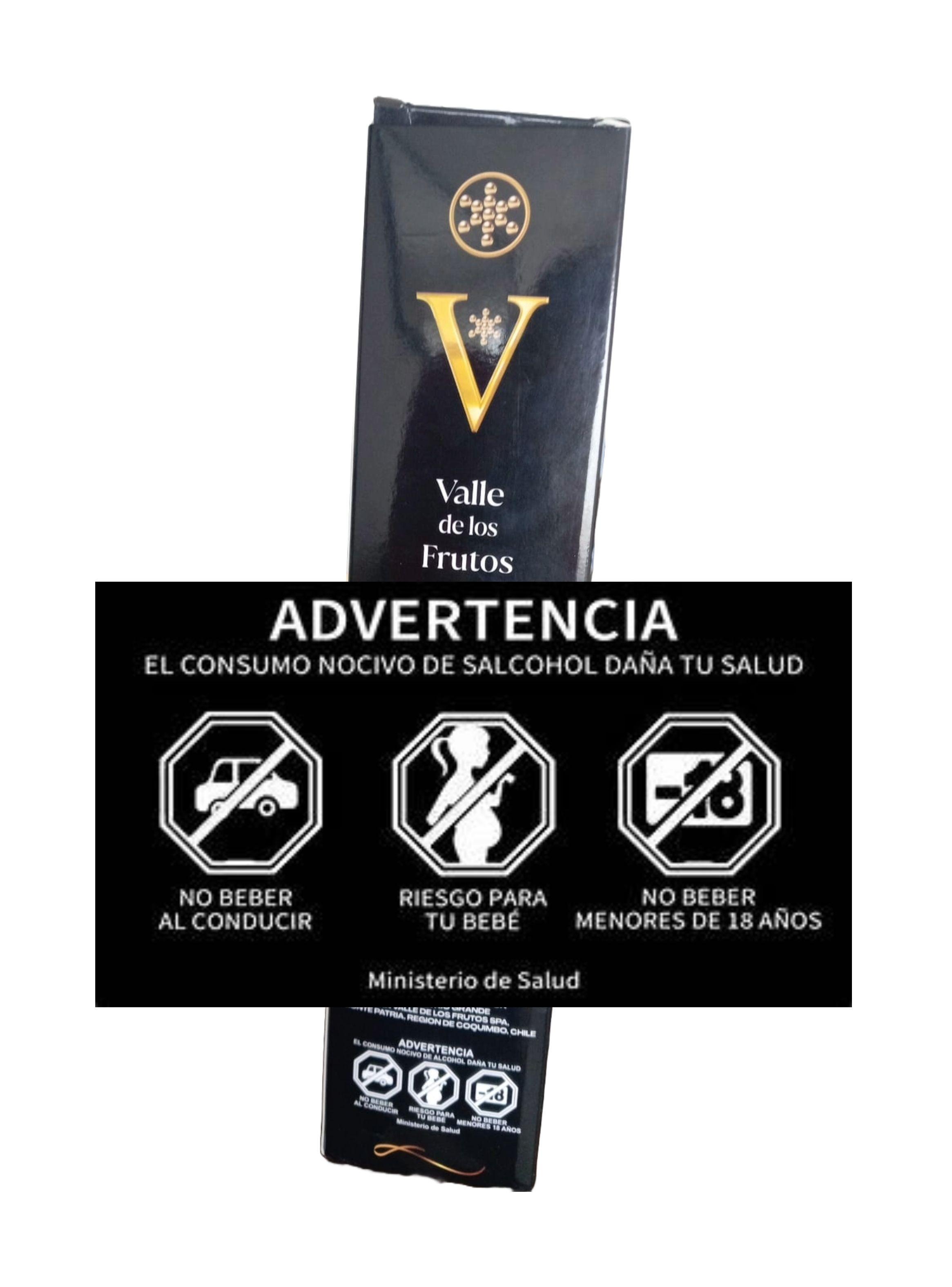 Valle de los frutos Pisco Reservado 40° 750 ml.-6
