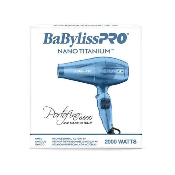 SECADOR PORTOFINO 6600 NANO TITANIUM BABYLISSPRO NEGRO-2