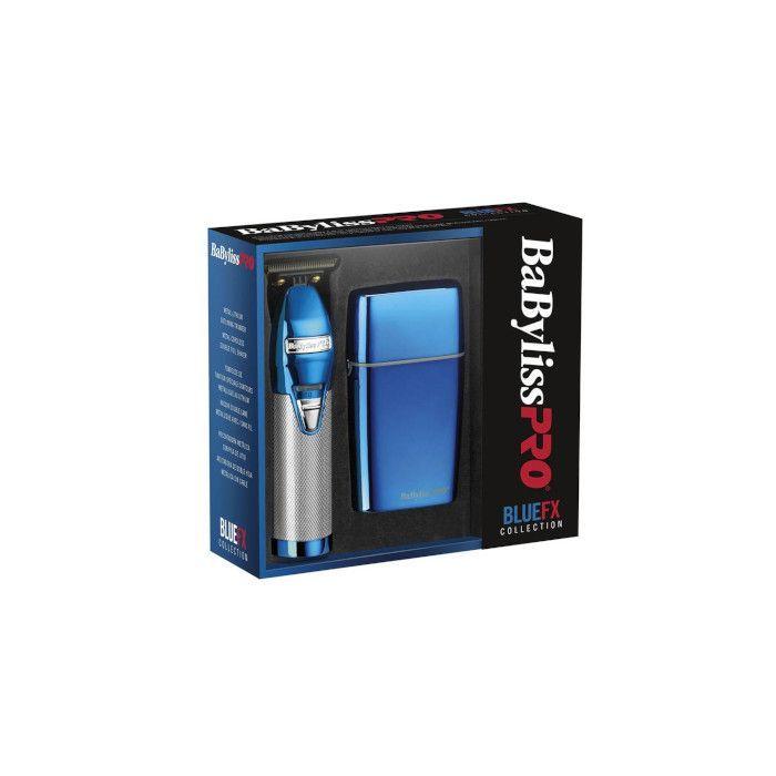 KIT DESVELLADORA Y TRIMMER BABYLISS PRO BLUE FX COLLECTION-1