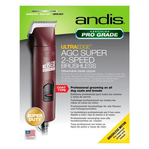 MAQUINA DE CORTE ANDIS ULTRAEDGE AGC SUPER 2 SPEED BRUSHLESS-0