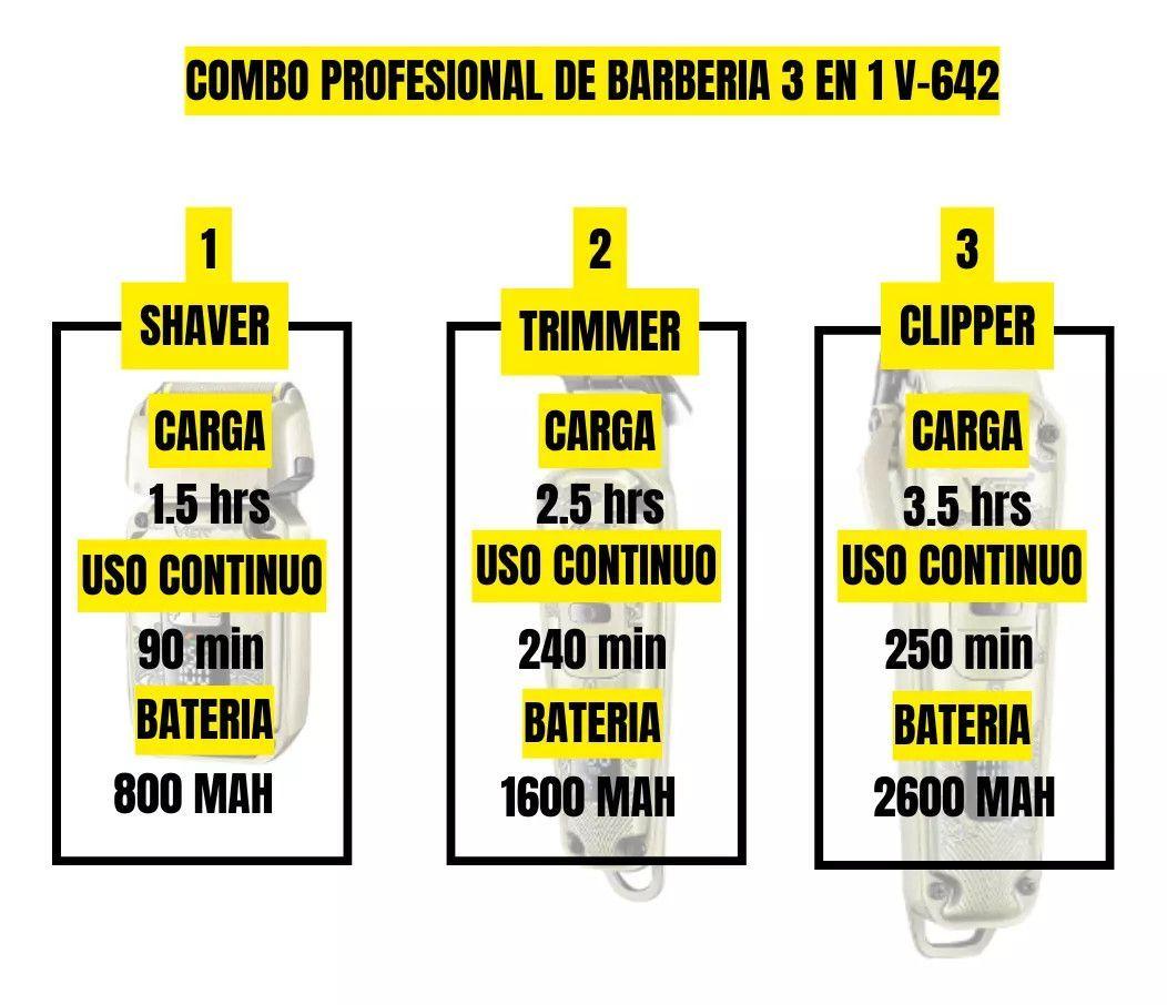 KIT COMBO BARBER V-642 VGR PROFESIONAL-4