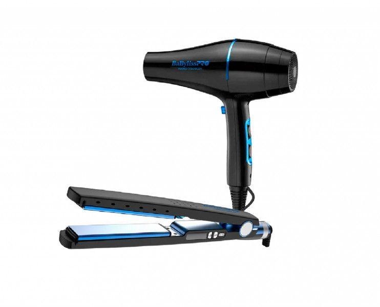KIT NANO TITANIUM BLACK PLANCHA + SECADOR BABYLSSP-2