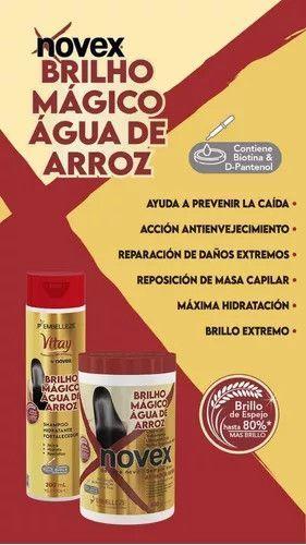 TRATAMIENTO BRILLO MAGICO AGUA DE ARROZ NOVEX-2