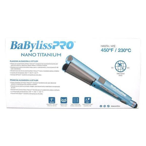 PLANCHA U STYLER BABYLISSPRO NANO TITANIUM-1