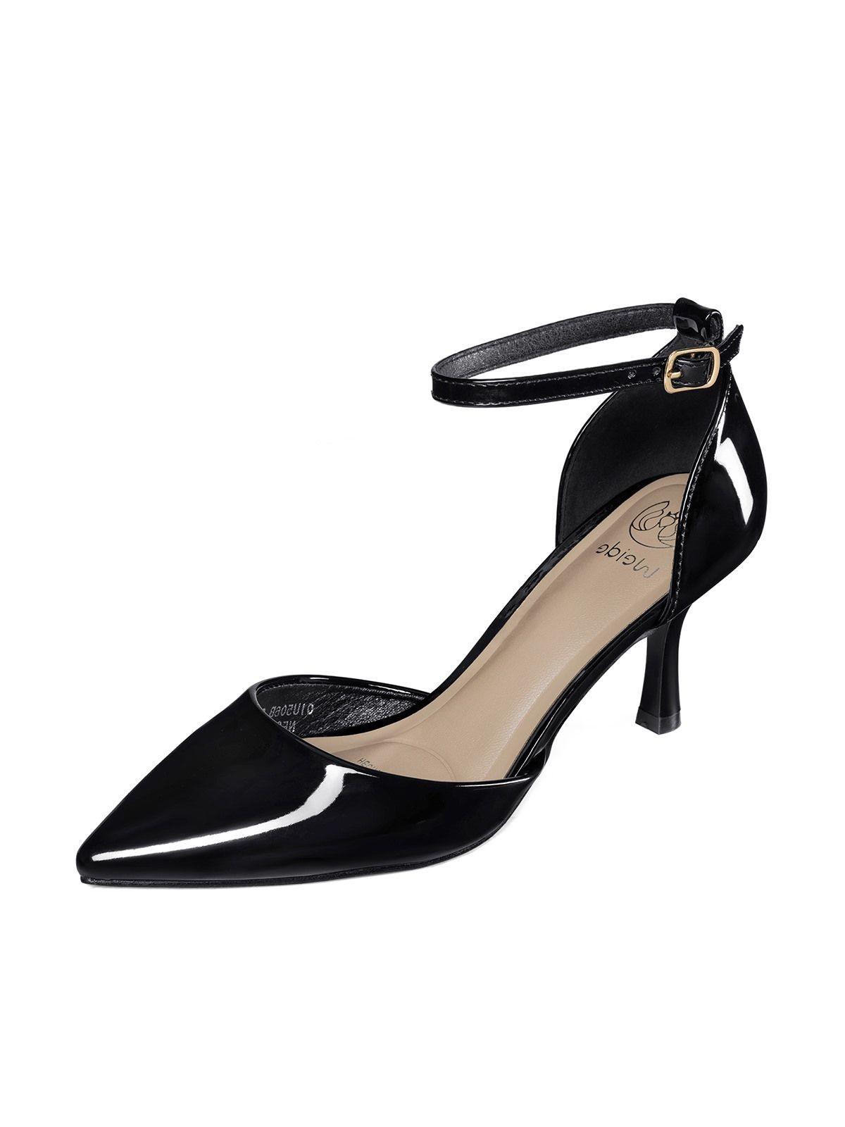 Zapatos Taco PU Acharolado Mujer Aguja Weide QIU506B-0
