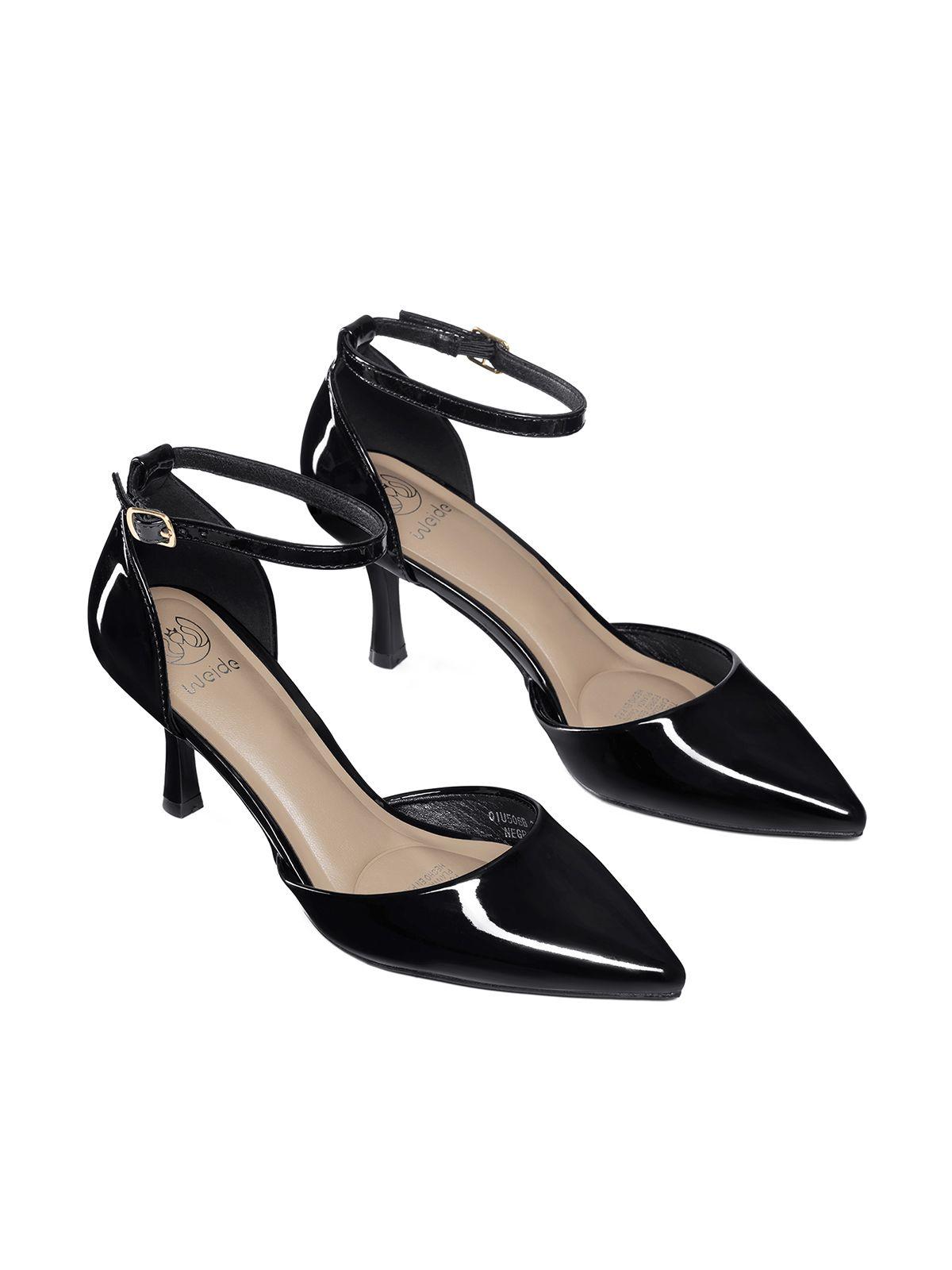 Zapatos Taco PU Acharolado Mujer Aguja Weide QIU506B-2