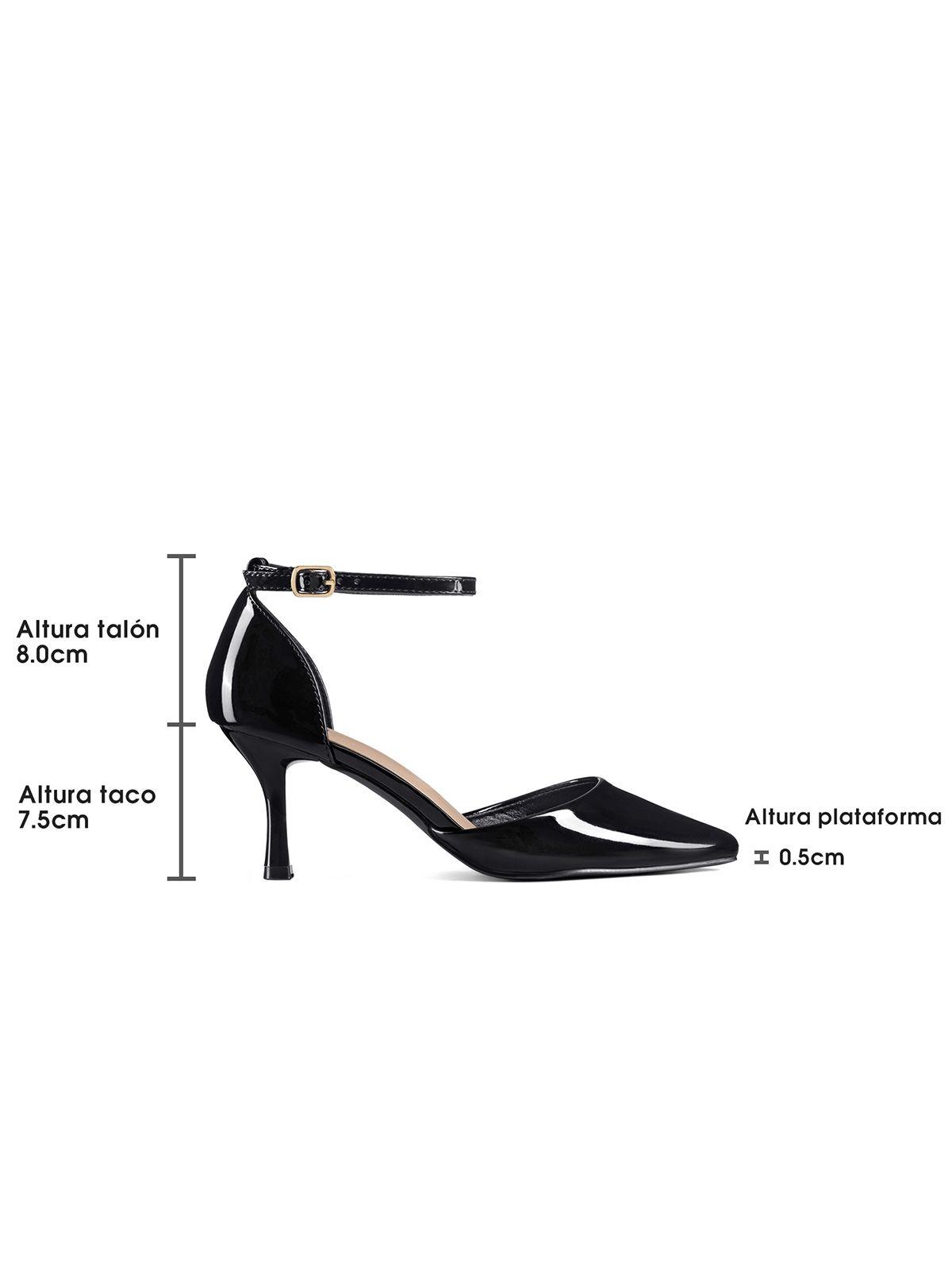 Zapatos Taco PU Acharolado Mujer Aguja Weide QIU506B-3