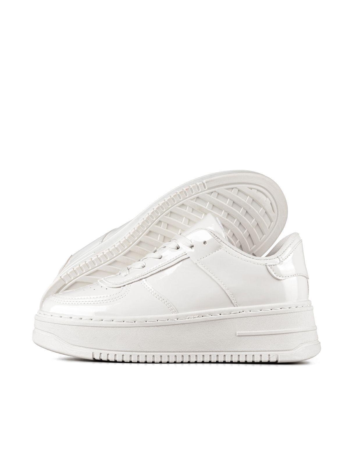 Zapatilla Deportiva Plataforma Charol Mujer Weide LT132-2