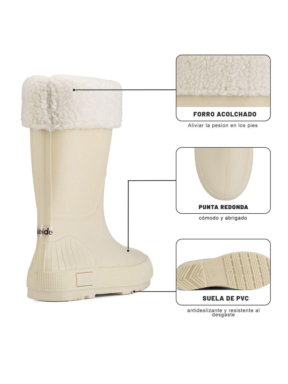 Botas de Agua Mujer Outdoor PVC Weide GH180-7