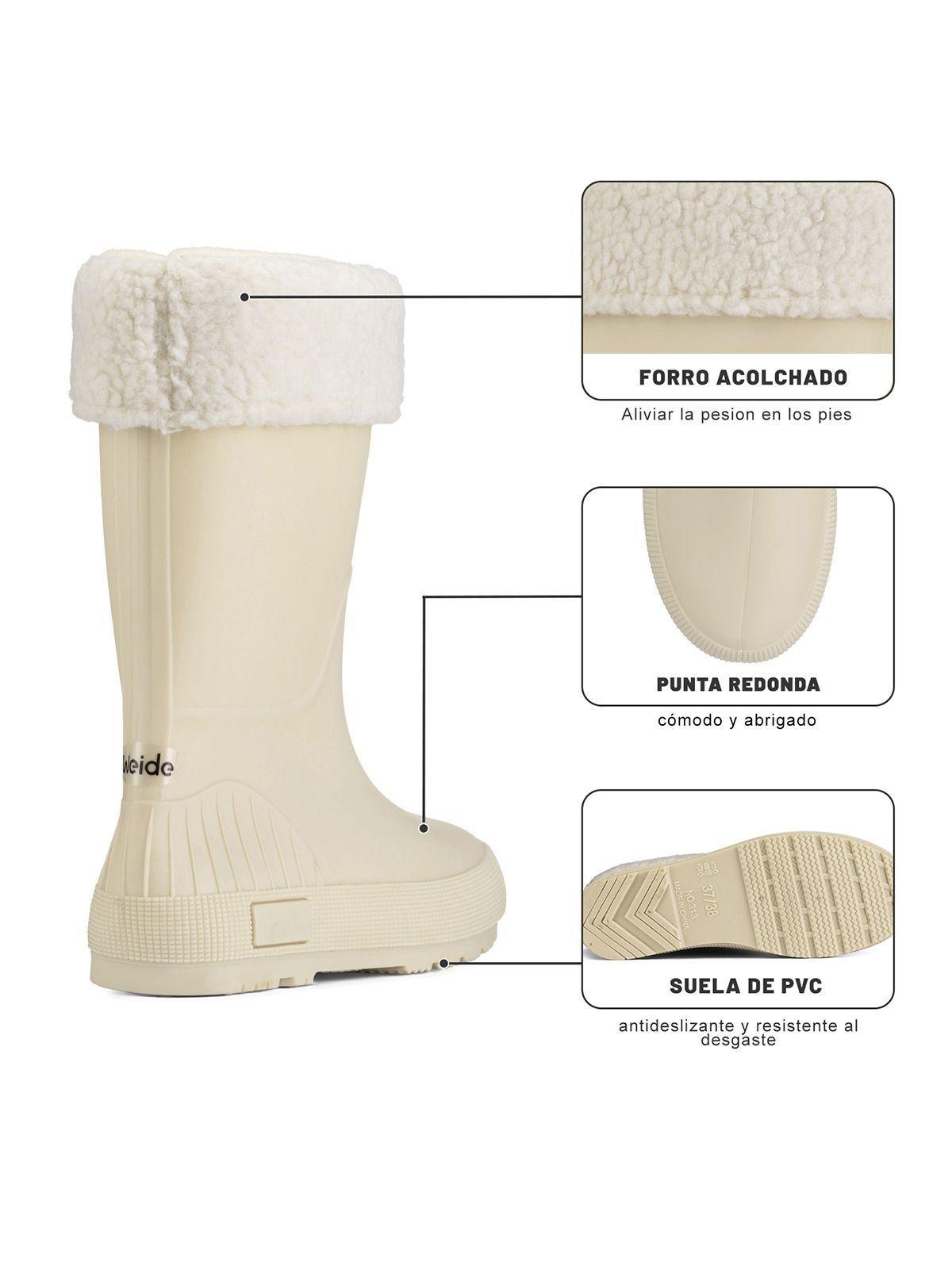 Botas de Agua Mujer Outdoor PVC Weide GH180-8