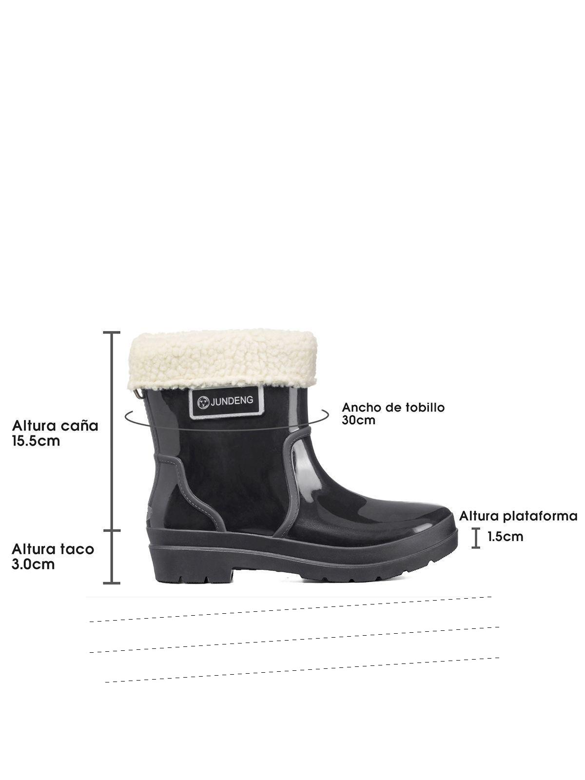 Botín De Agua Mujer Pvc Casual Impermeable  Weide GH161-6