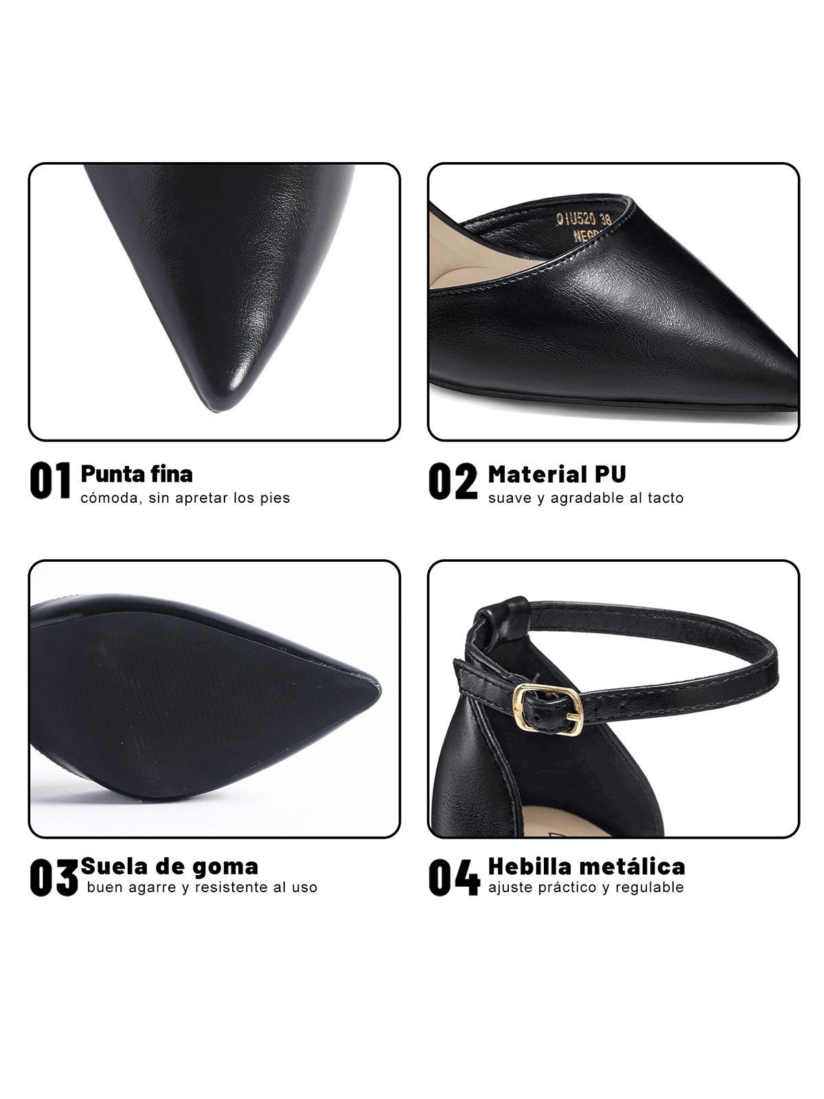 Zapatos Taco PU Mujer Cuadrado Weide QIU520-4