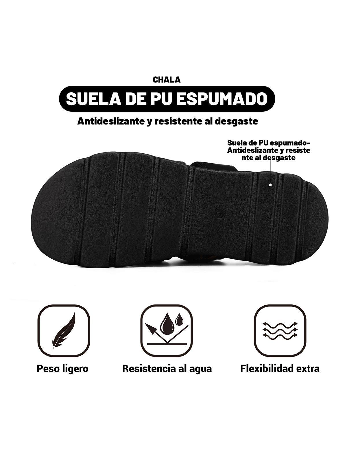 Sandalia Chala Casual Plataforma Hebilla Mujer Weide YOU529-5