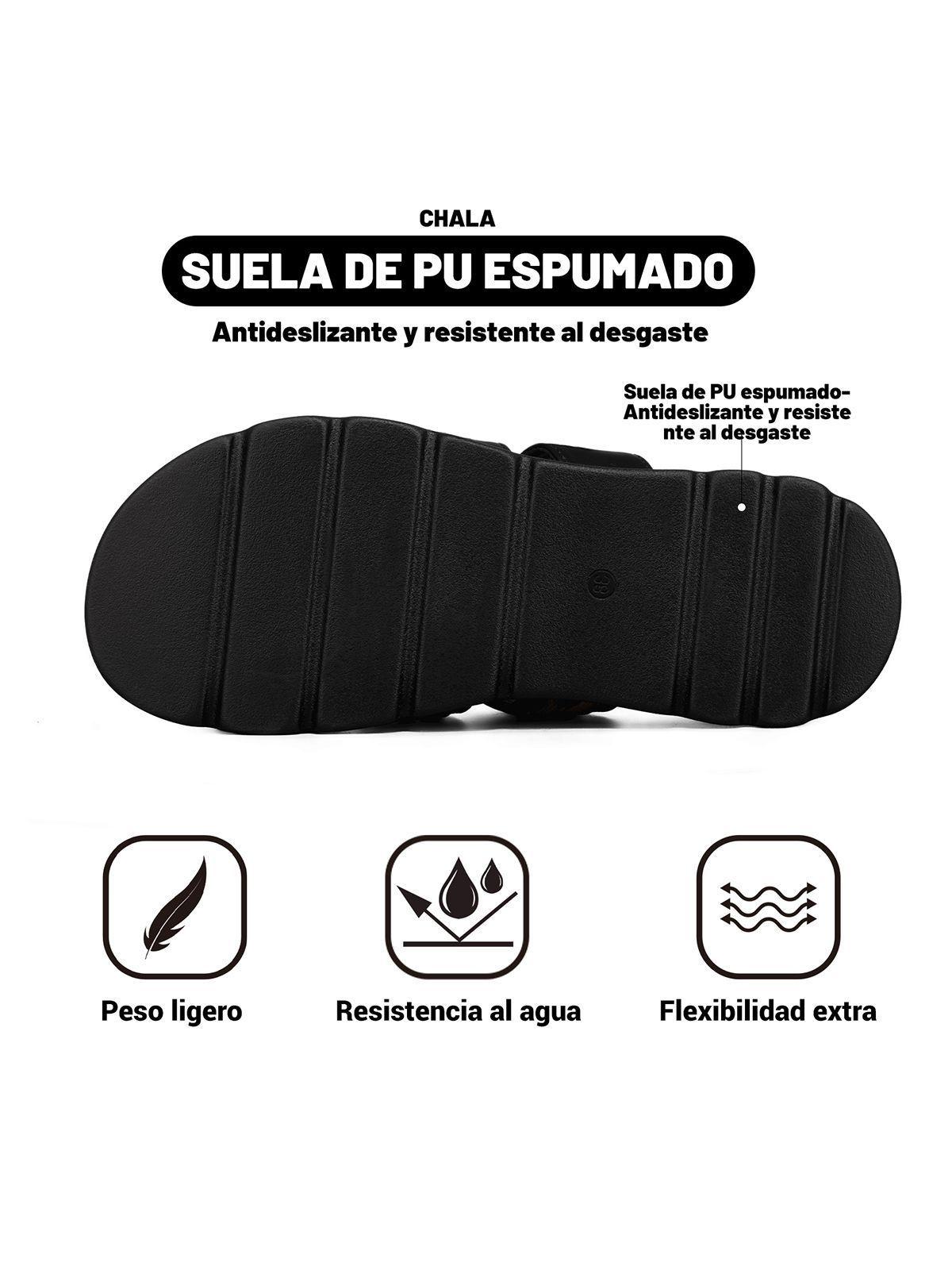 Sandalia Chala Casual Plataforma Hebilla Mujer Weide YOU529-5