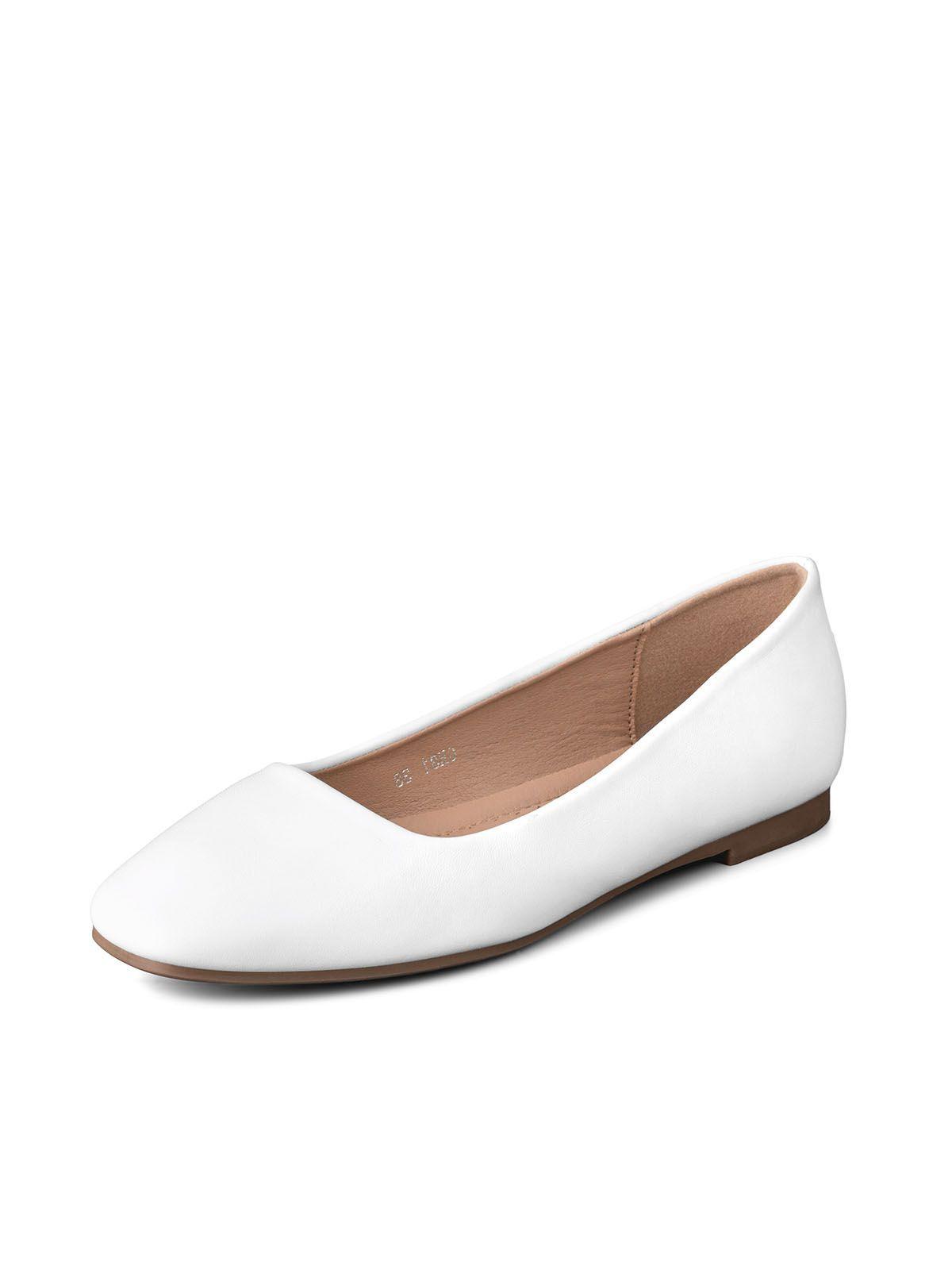 Ballerinas Eco Cuero Blanco Casual Mujer Weide GH81-0