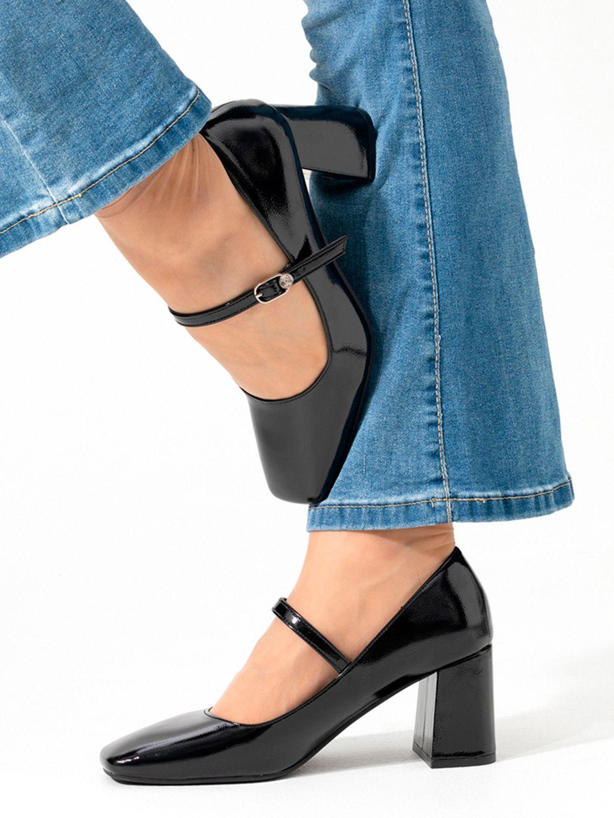 Zapatos Negro Casual Mujer Weide GH106-1