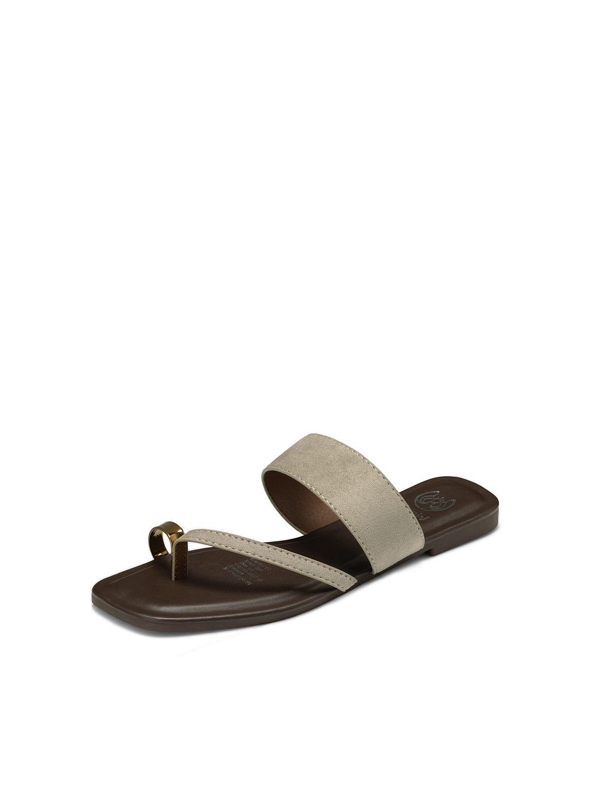 Sandalia tipo Chala PU Textil Mujer Plano Weide HY25-0